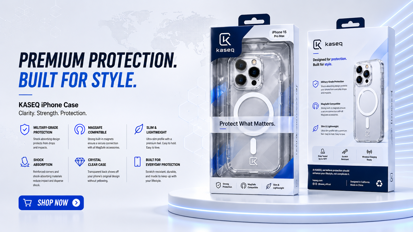 KASEQ — Premium Protection. Built for Style.